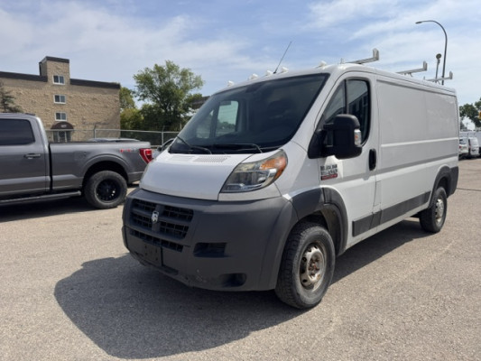 White 2014 RAM ProMaster Van Front-Wheel Drive 6-Speed Automatic