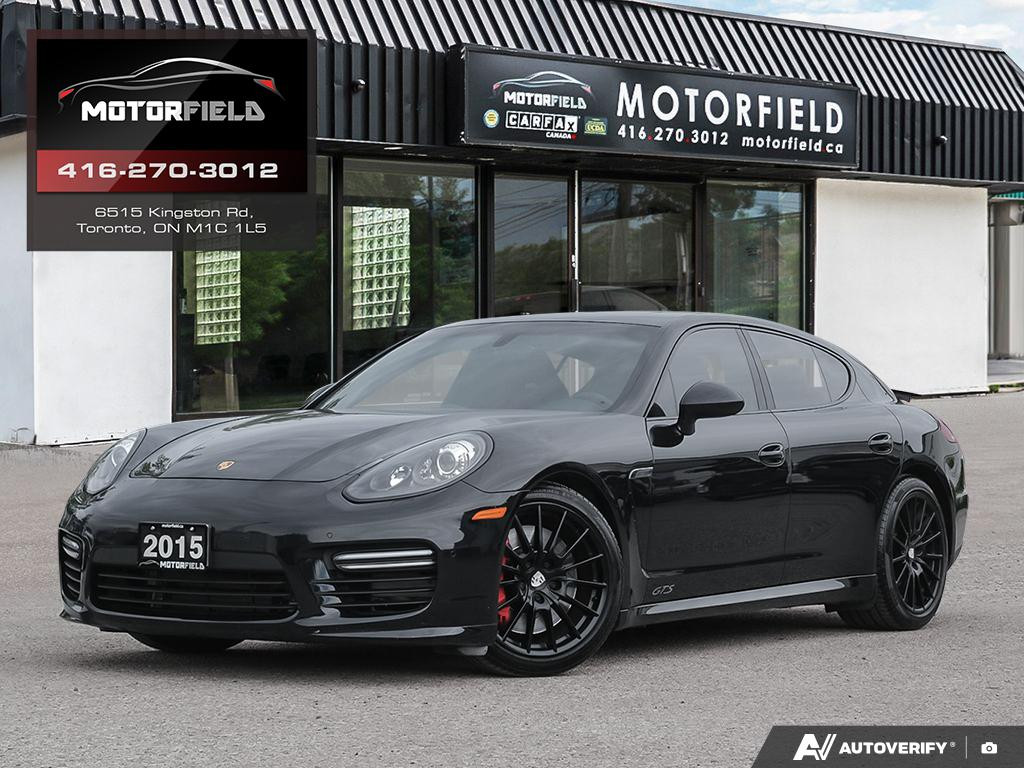 Black 2015 Porsche Panamera Sedan All-Wheel Drive Automatic