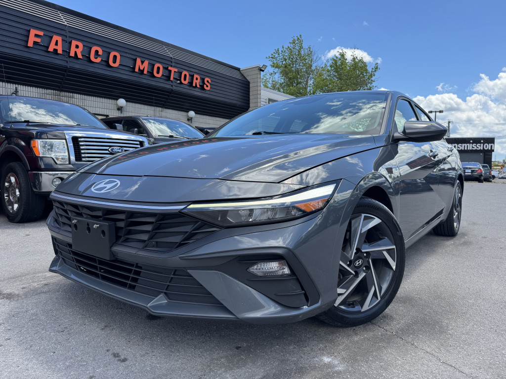 Gray 2024 Hyundai Elantra Sedan Automatic