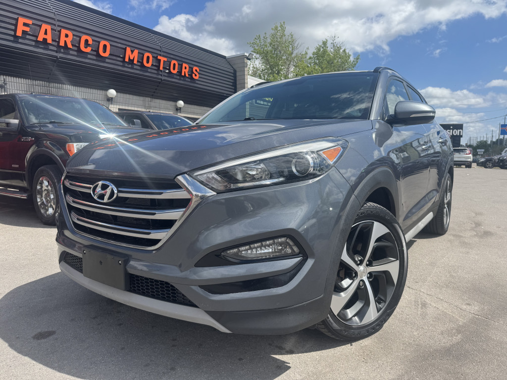 Gray 2017 Hyundai Tucson 1.6T Limited AWD SUV / Crossover All-Wheel Drive Automatic