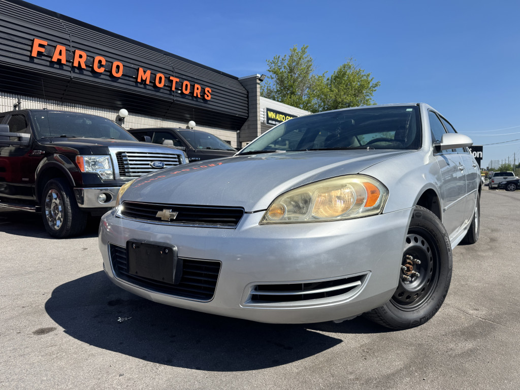Silver 2009 Chevrolet Impala LS FWD Sedan Front-Wheel Drive Automatic