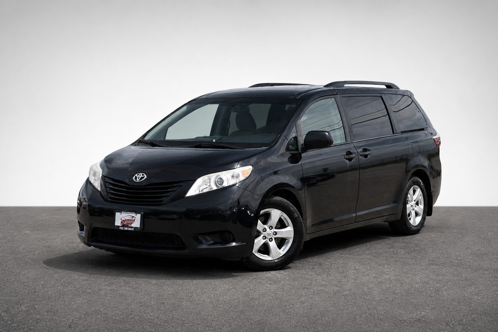 Black 2015 Toyota Sienna L 7-Passenger Minivan Front-Wheel Drive Automatic