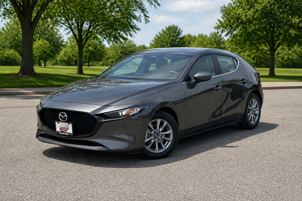 Gray 2024 Mazda MAZDA3 Sport GS AWD Hatchback Automatic