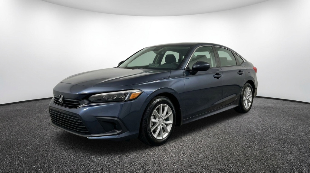 Gray 2023 Honda Civic Sedan Front-Wheel Drive Automatic