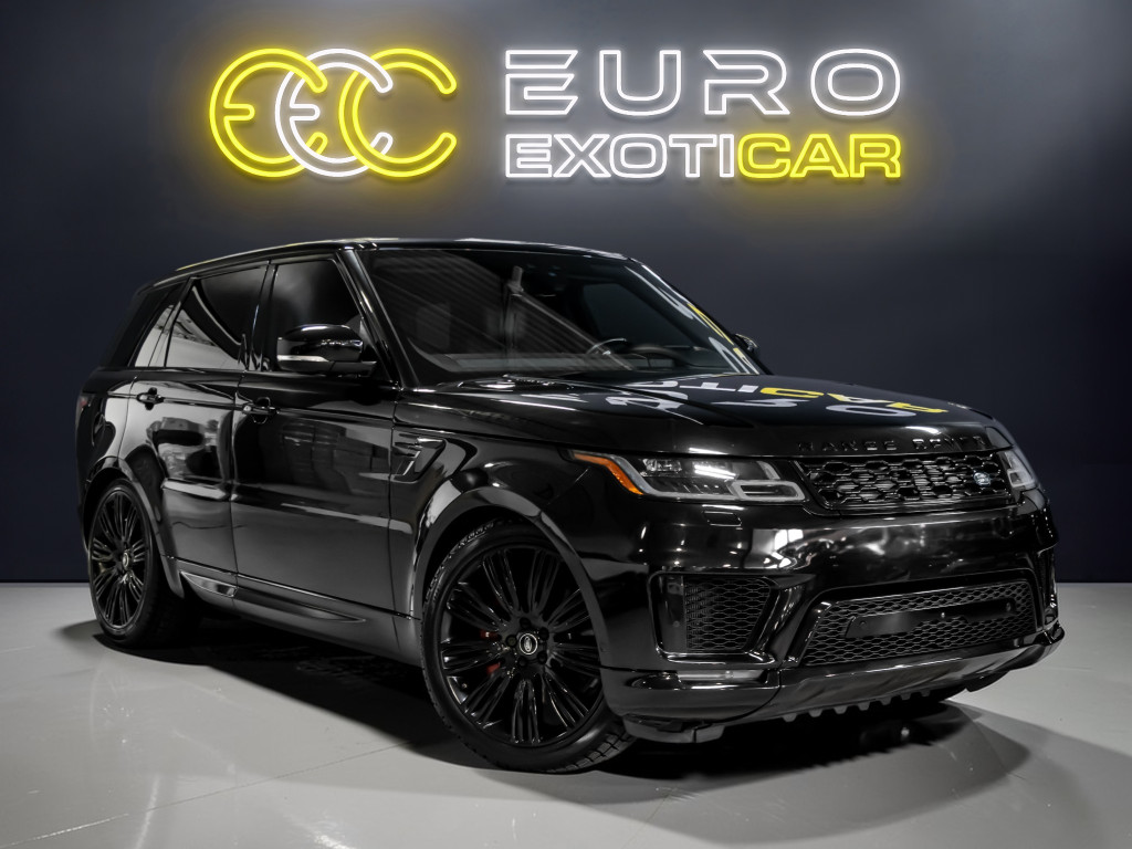 Black 2018 Land Rover Range Rover Sport V8 Supercharged Dynamic 4WD SUV / Crossover All-Wheel Drive Automatic
