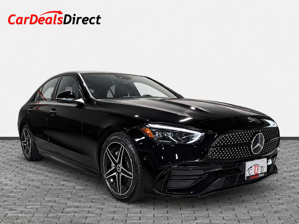 Black 2023 Mercedes-Benz C-Class C 300 4MATIC Sedan All-Wheel Drive Automatic