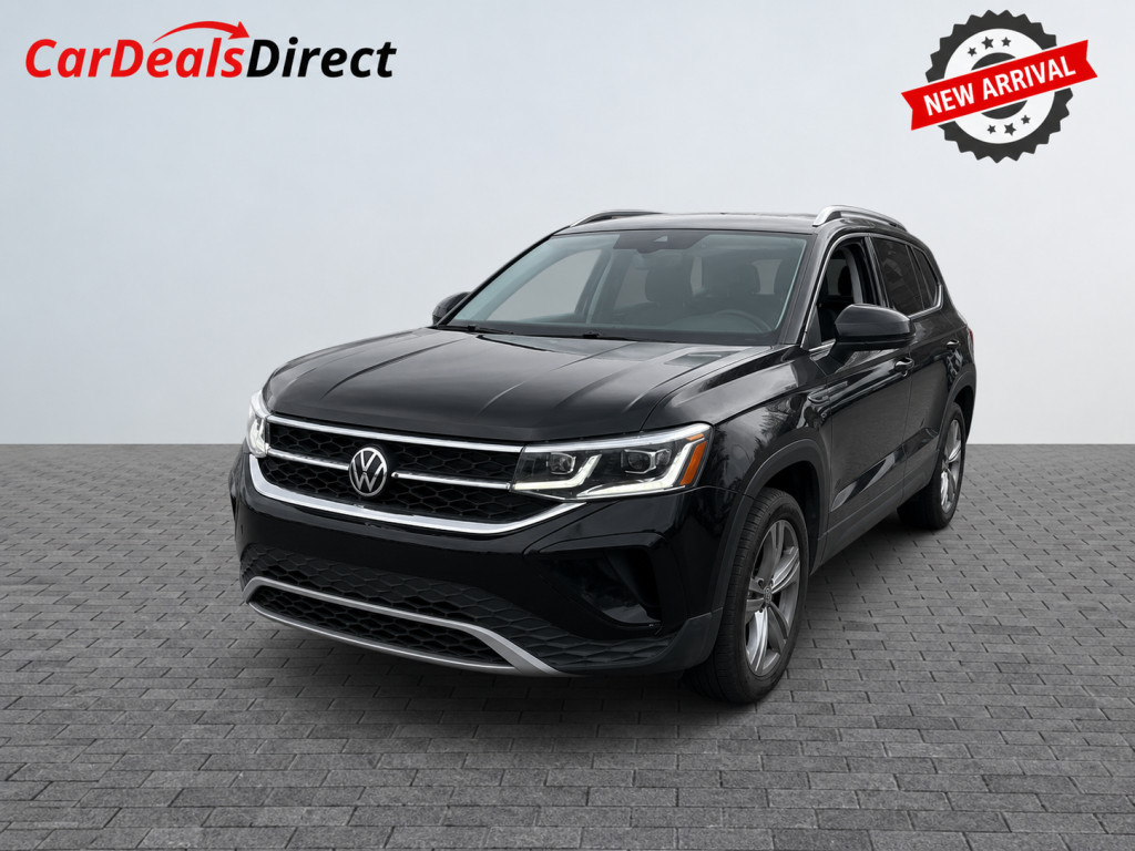 Black 2022 Volkswagen Taos Highline 4Motion SUV / Crossover Automatic