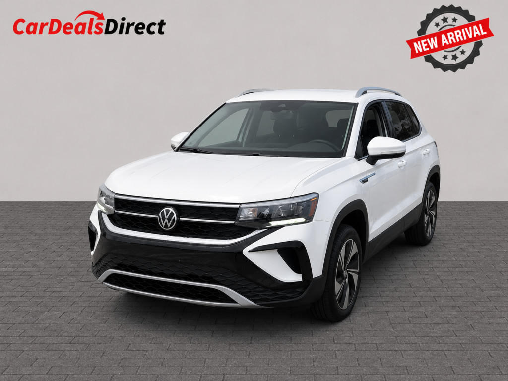White 2023 Volkswagen Taos Comfortline 4Motion SUV / Crossover Automatic
