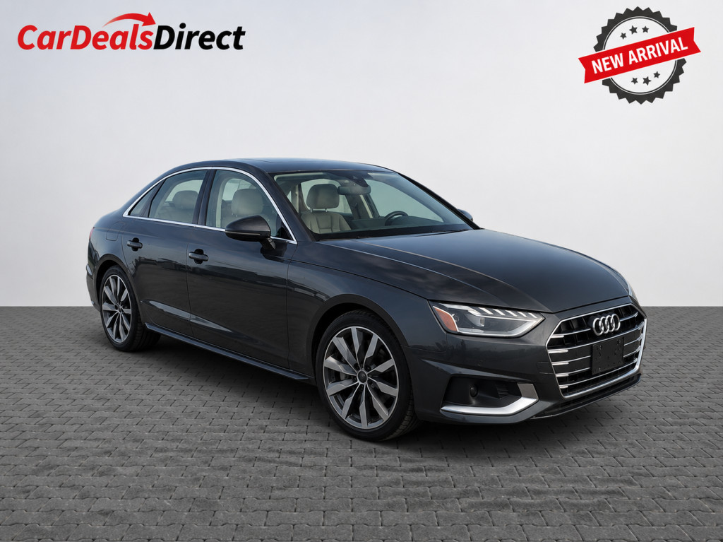 Gray 2024 Audi A4 quattro Komfort 45 TFSI AWD Sedan Automatic