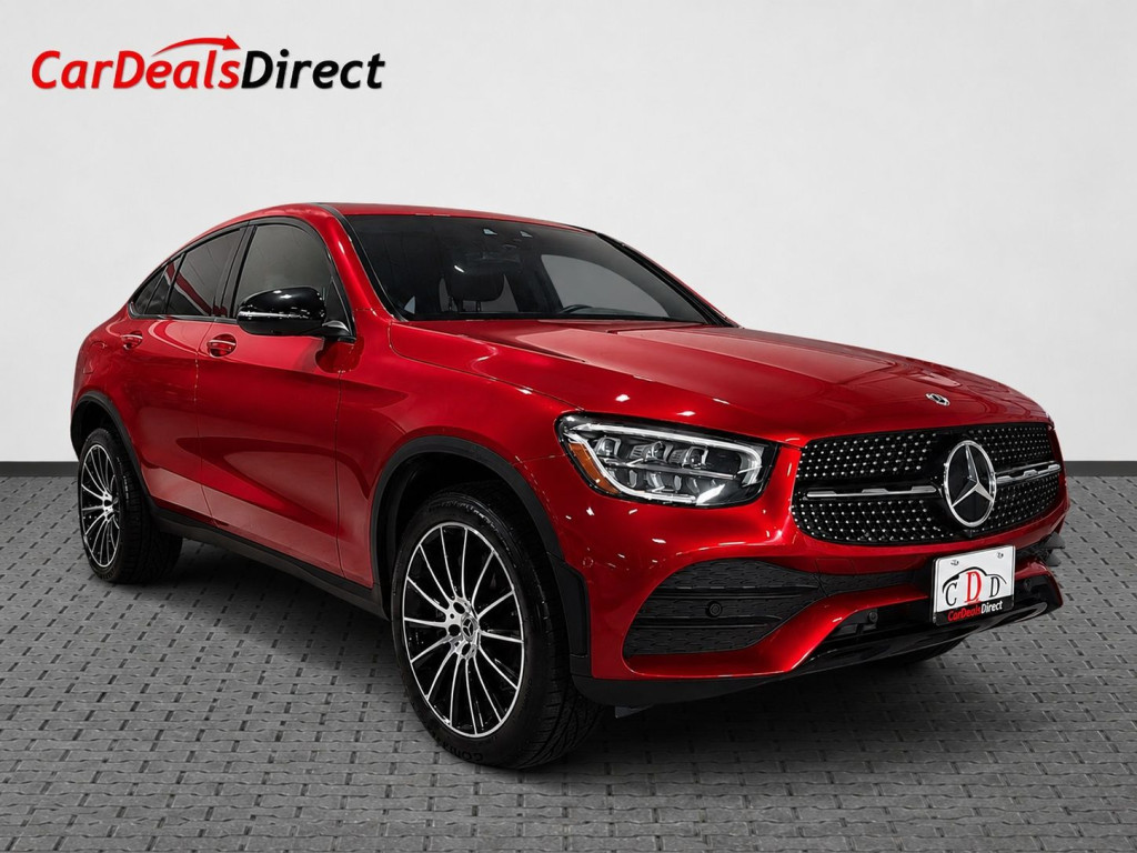 Red 2020 Mercedes-Benz GLC 300 Coupe 4MATIC SUV / Crossover All-Wheel Drive Automatic