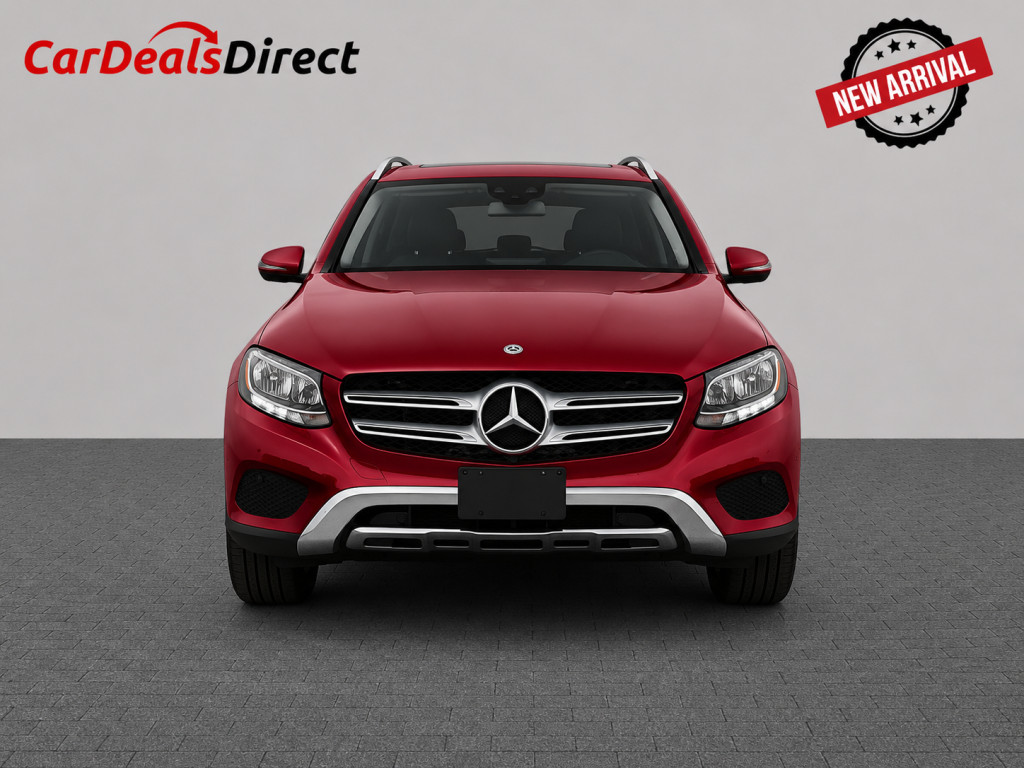 Red 2017 Mercedes-Benz GLC 300 4MATIC SUV / Crossover All-Wheel Drive Automatic