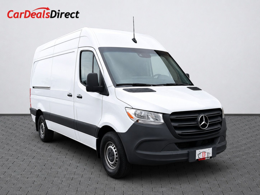 White 2023 Mercedes-Benz Sprinter Cargo 2500 144 RWD Van Rear-Wheel Drive Automatic