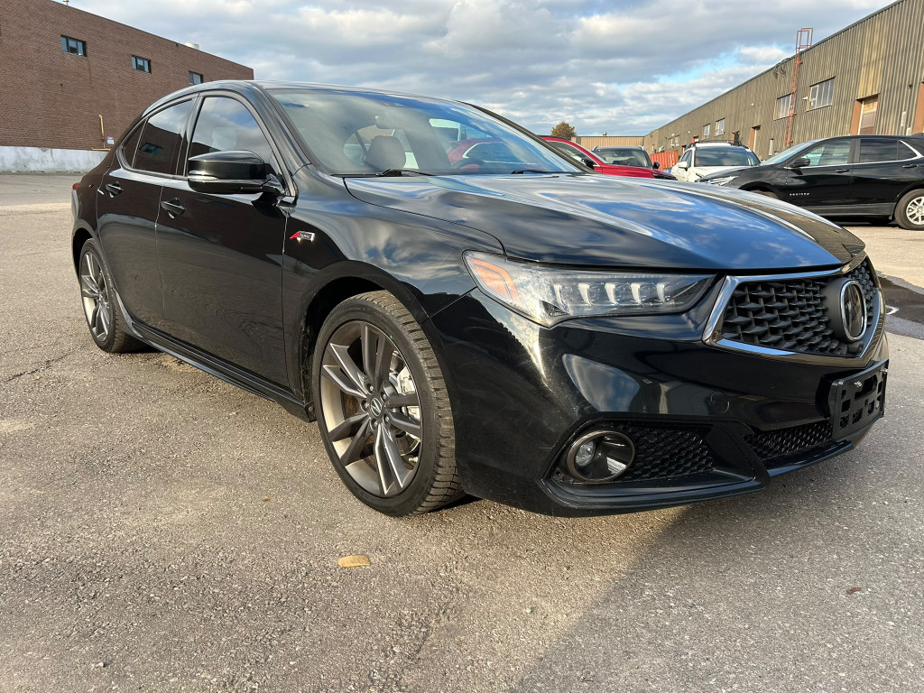 Black 2019 Acura TLX V6 SH-AWD with Elite and A-Spec Package Sedan Automatic