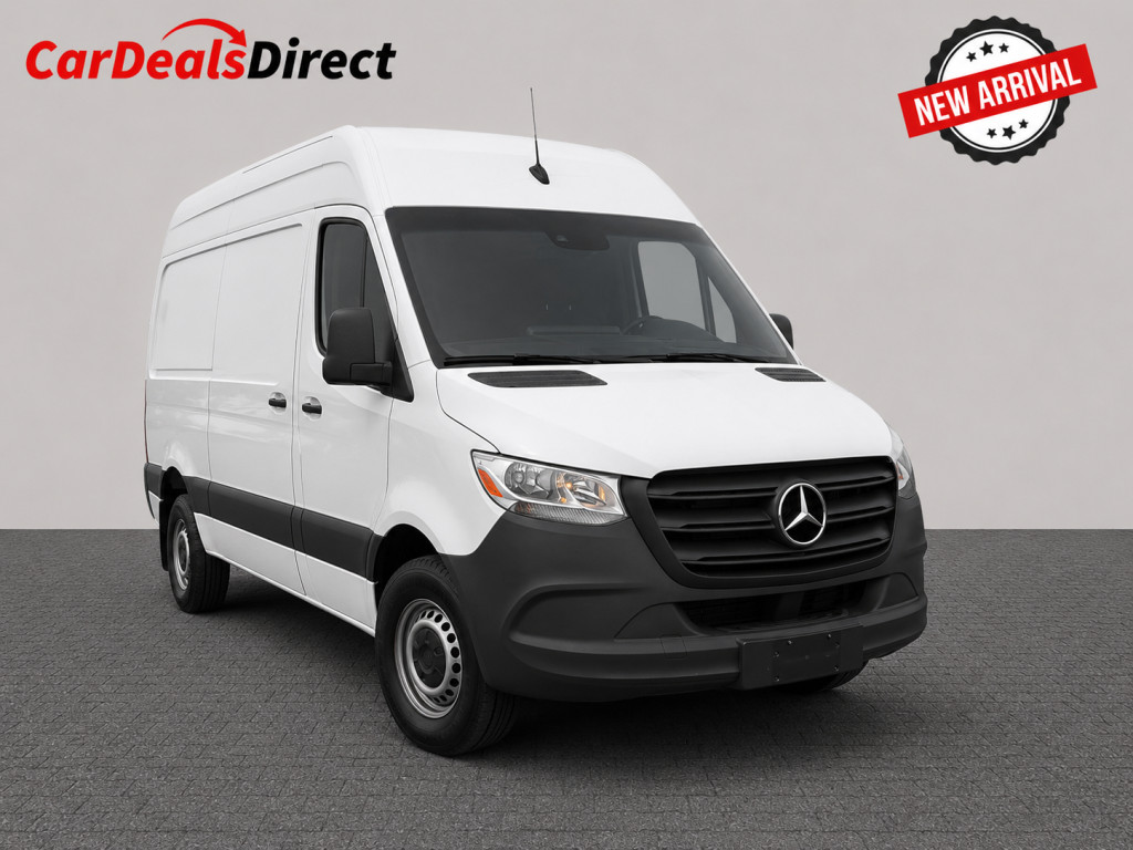 White 2023 Mercedes-Benz Sprinter Cargo 2500 144 RWD Van Rear-Wheel Drive Automatic