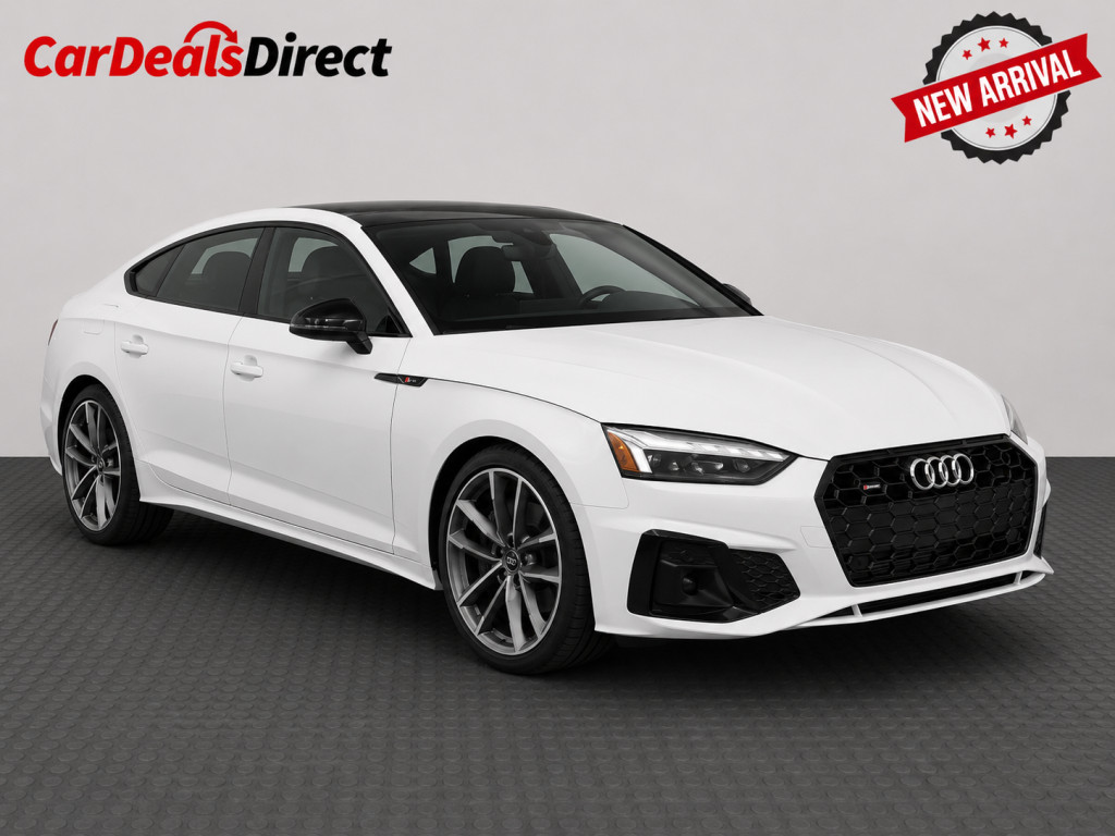 White 2020 Audi A5 Sportback 2.0 TFSI quattro Progressiv Sedan Automatic