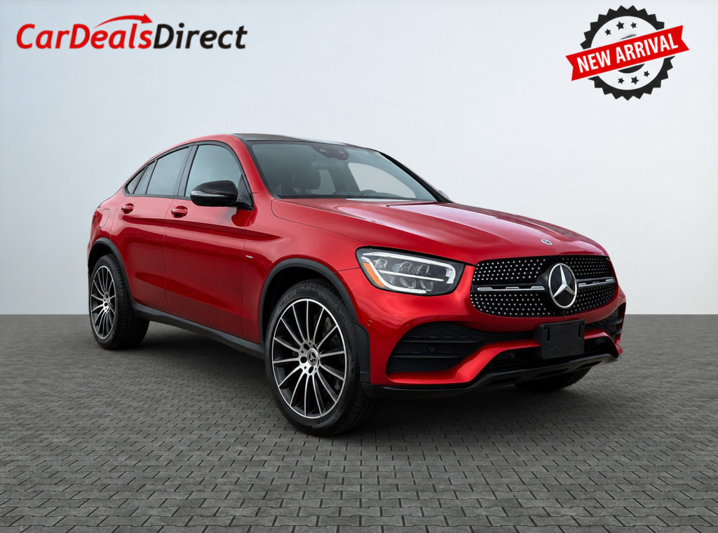 Red 2020 Mercedes-Benz GLC 300 Coupe 4MATIC SUV / Crossover All-Wheel Drive Automatic