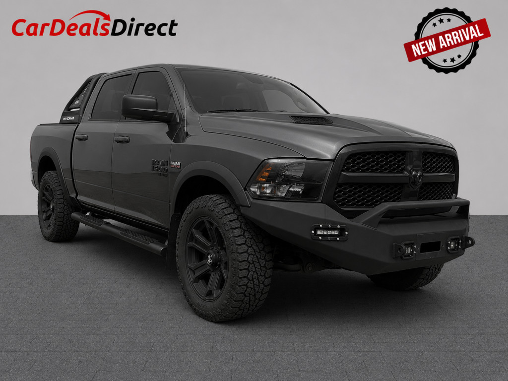 Gray 2021 RAM 1500 Classic Express Quad Cab 4WD Pickup Truck Four-Wheel Drive Automatic