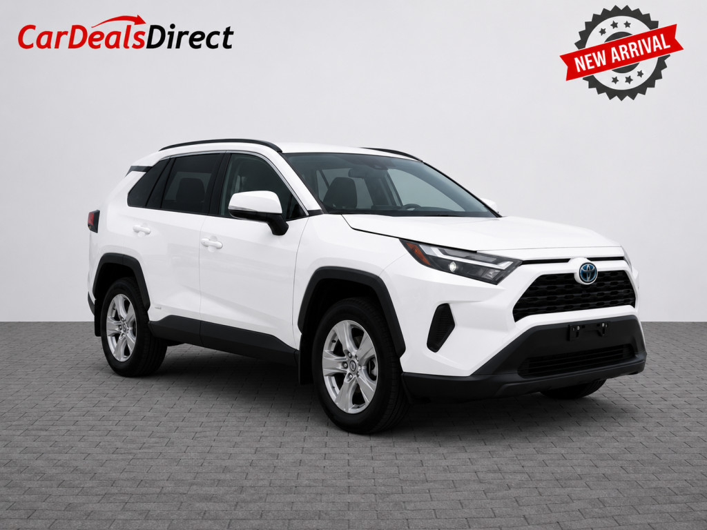 White 2024 Toyota RAV4 Hybrid SUV / Crossover All-Wheel Drive Continuously Variable Transmission
