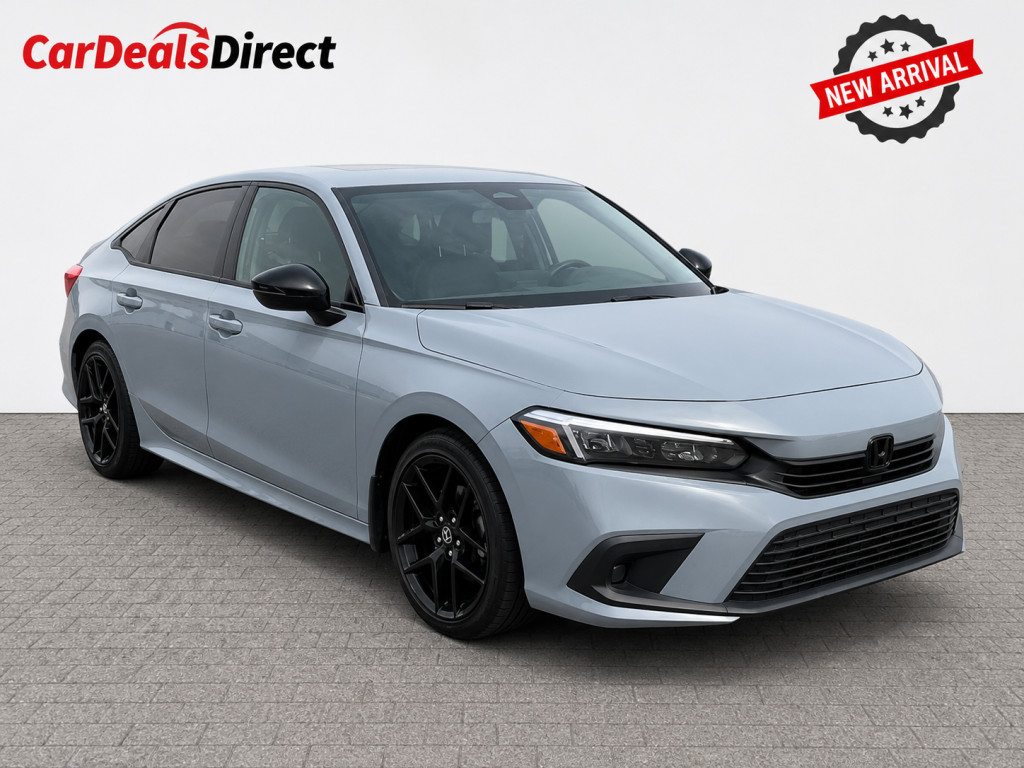 Gray 2023 Honda Civic Sedan Front-Wheel Drive Automatic