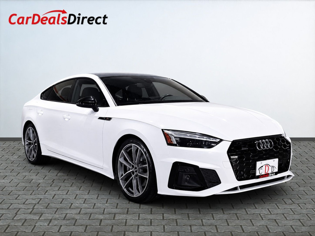 White 2020 Audi A5 Sportback Sedan Automatic
