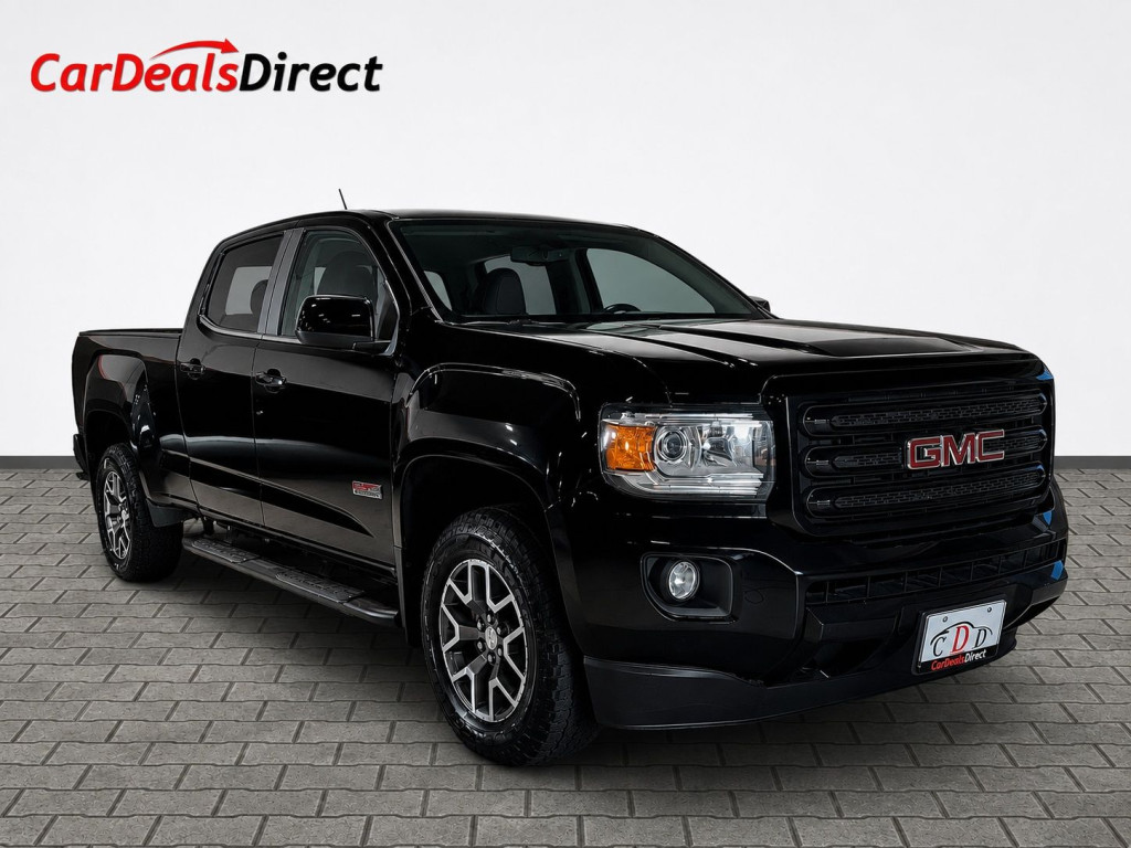 Black 2018 GMC Canyon Pickup Truck Four-Wheel Drive Automatic