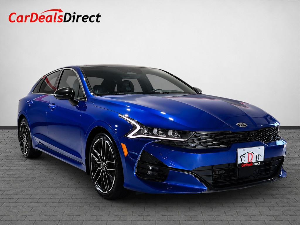 Blue 2021 Kia K5 Sedan Front-Wheel Drive Automatic