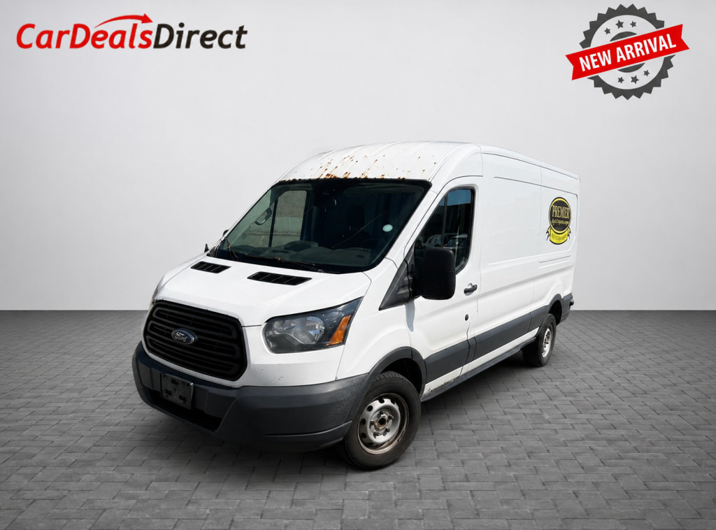 White 2018 Ford Transit Cargo Van Rear-Wheel Drive Automatic
