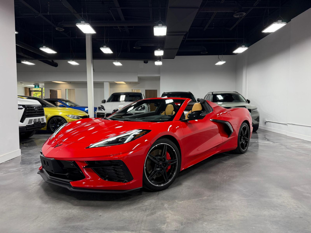 Red 2022 Chevrolet Corvette Stingray 3LT Convertible RWD Convertible Rear-Wheel Drive Automatic