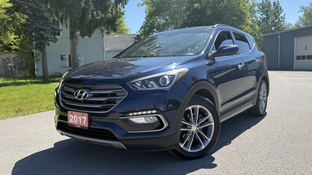 Dark Blue 2017 Hyundai Santa Fe Sport 2.0T AWD SUV / Crossover All-Wheel Drive Automatic