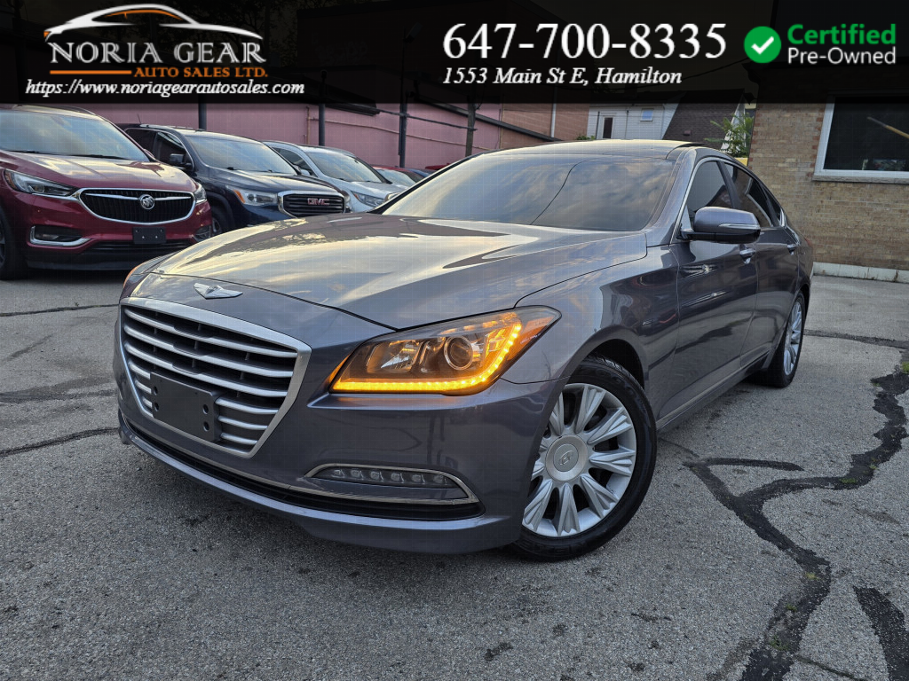 Gray 2016 Hyundai Genesis Sedan Automatic