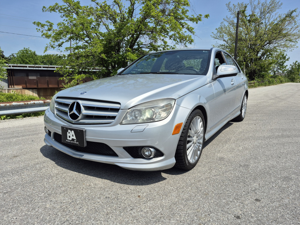Silver 2009 Mercedes-Benz C-Class Sedan All-Wheel Drive Automatic