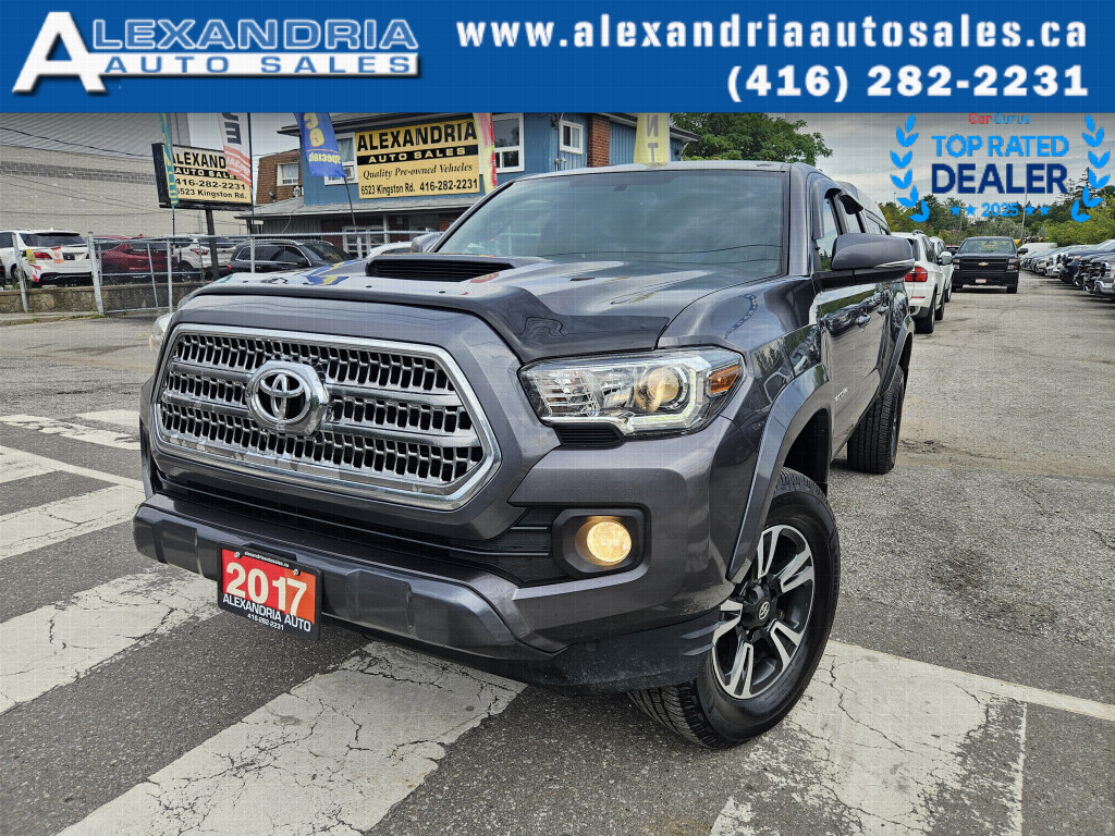 Gray 2017 Toyota Tacoma Pickup Truck Four-Wheel Drive Automatic
