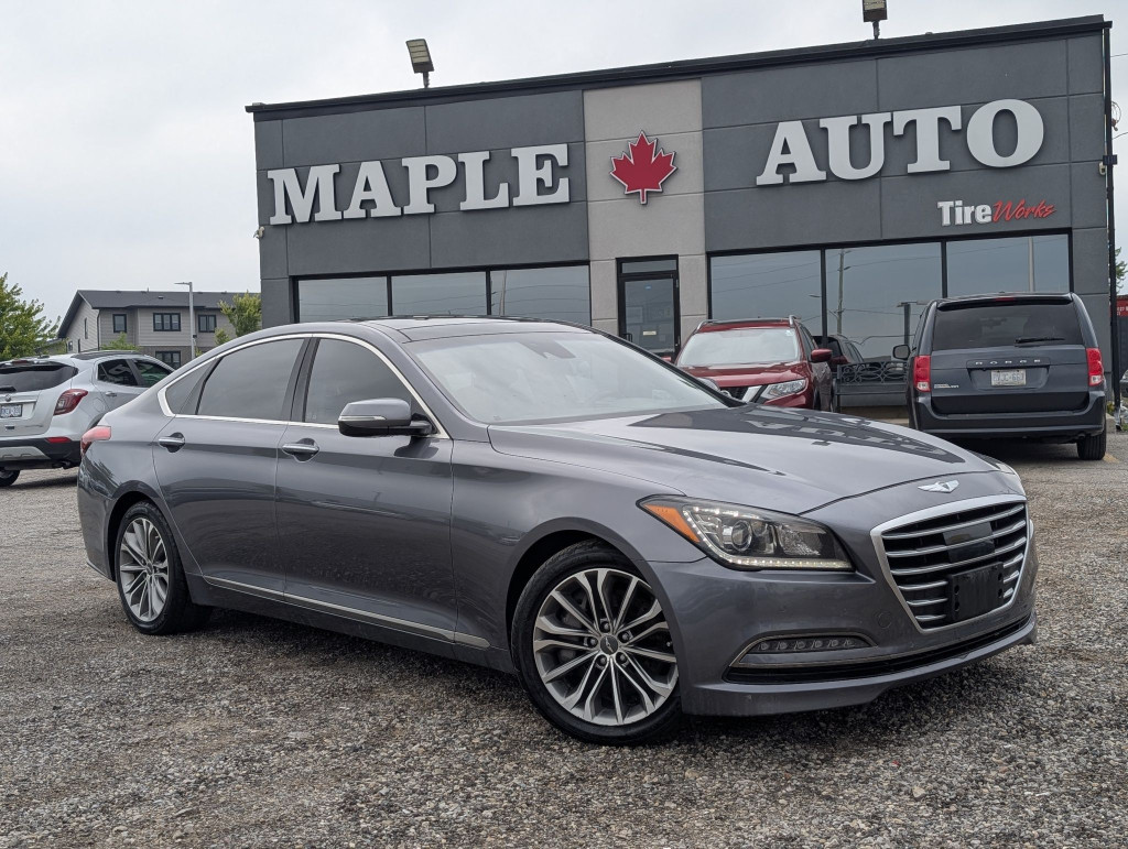 Gray 2015 Hyundai Genesis Sedan Automatic