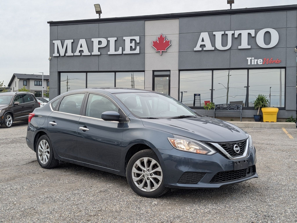 Blue 2018 Nissan Sentra Sedan Front-Wheel Drive Continuously Variable Transmission