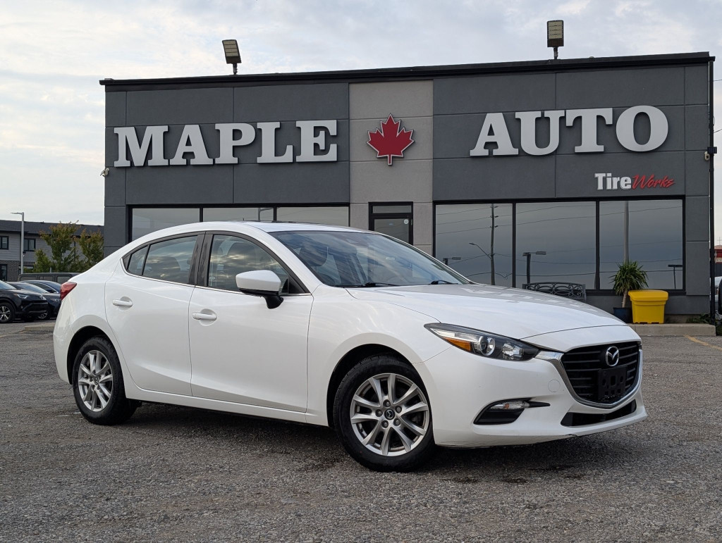 White 2017 Mazda MAZDA3 Sedan Automatic