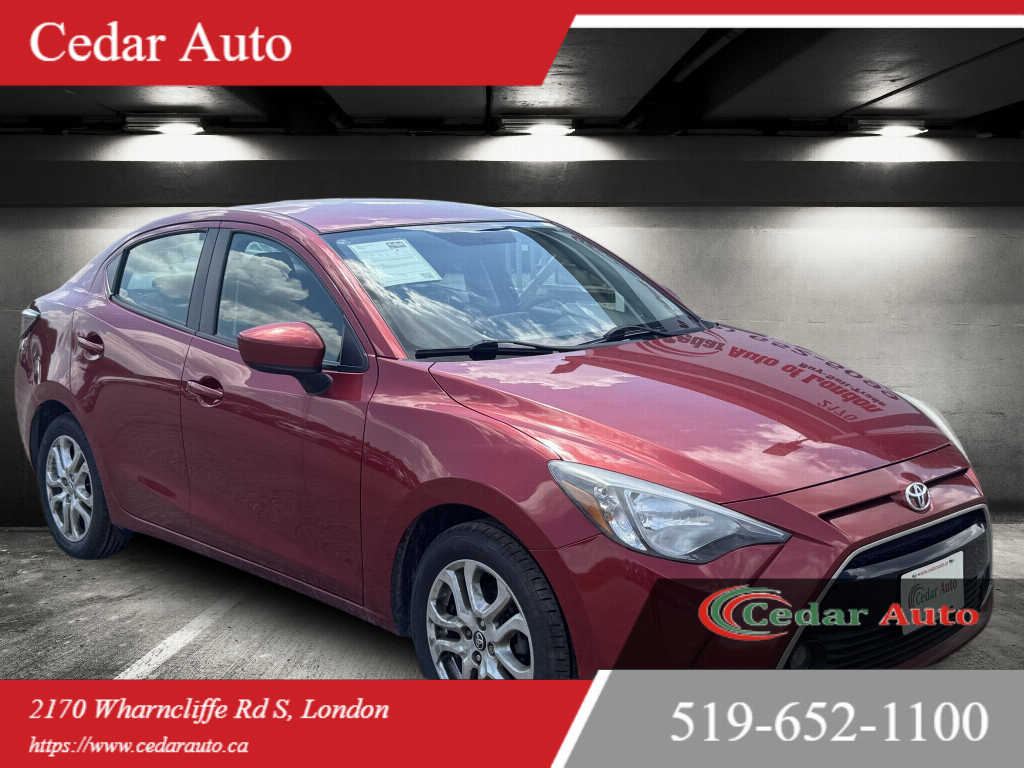 Red 2016 Toyota Yaris Sedan Automatic