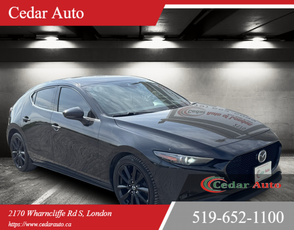 Black 2020 Mazda MAZDA3 Hatchback All-Wheel Drive Automatic
