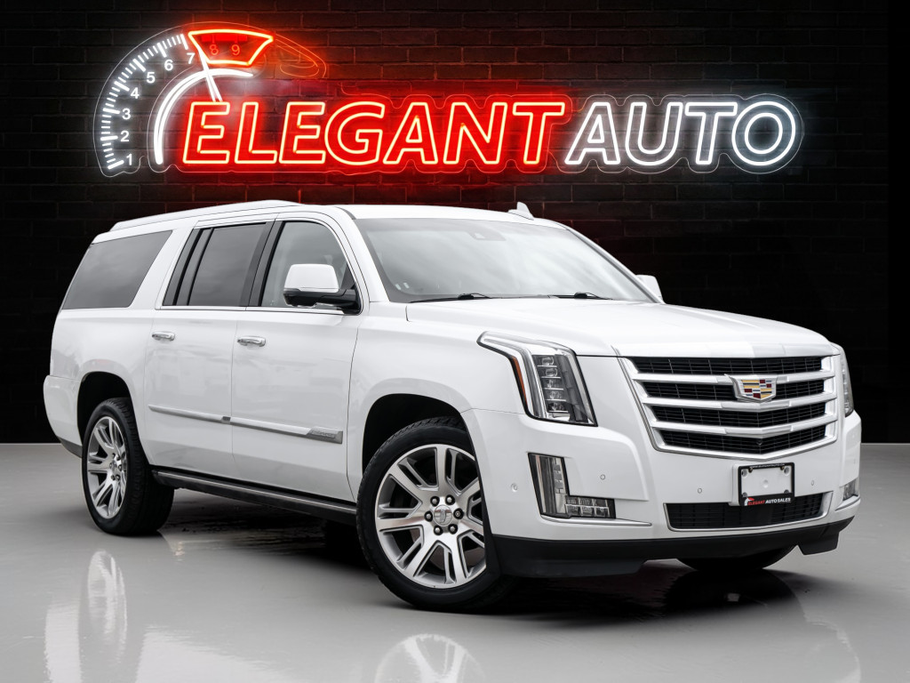 White 2017 Cadillac Escalade ESV SUV / Crossover Four-Wheel Drive Automatic