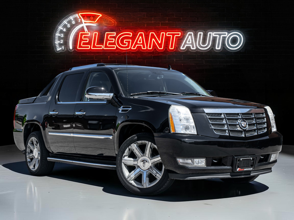 Black 2007 Cadillac Escalade EXT 4WD Pickup Truck All-Wheel Drive Automatic