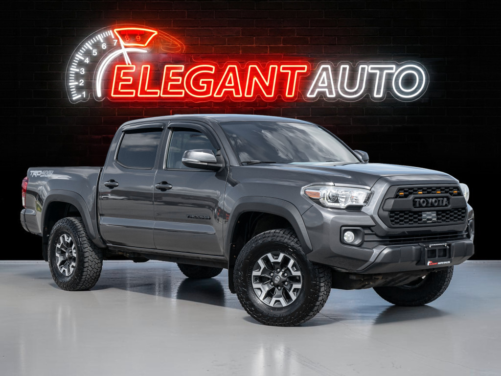Gray 2018 Toyota Tacoma Pickup Truck Four-Wheel Drive Automatic