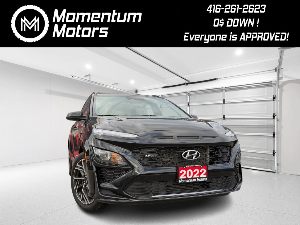 Black 2022 Hyundai Kona SUV / Crossover All-Wheel Drive Automatic