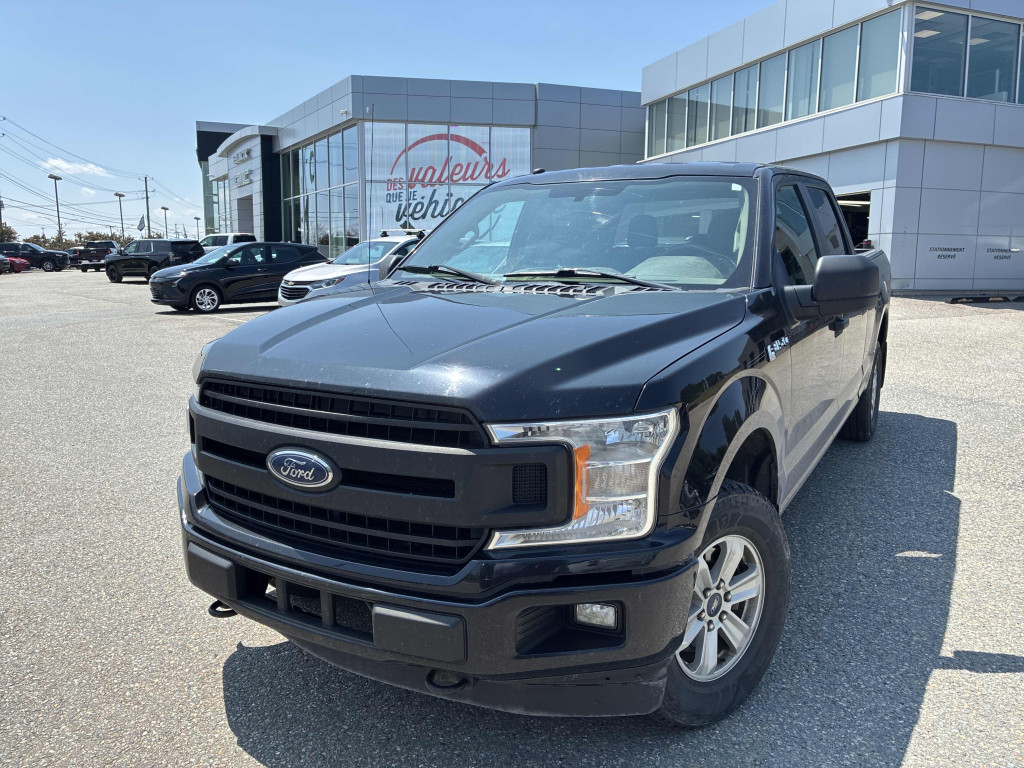 Black 2018 Ford F-150 Pickup Truck Four-Wheel Drive Automatic