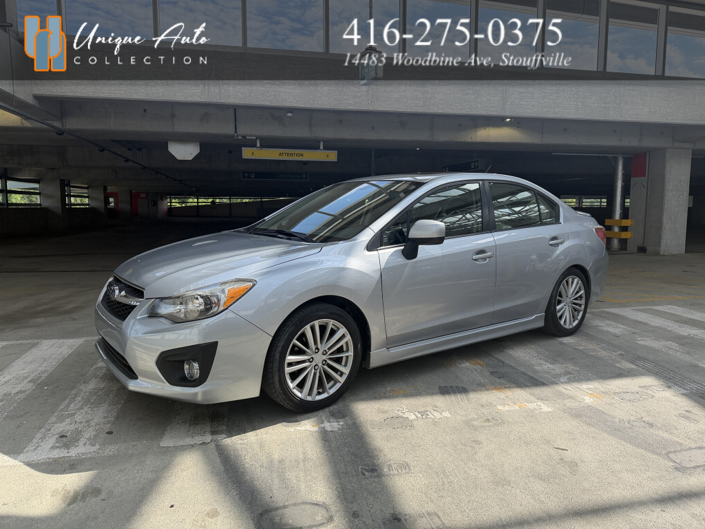 Silver 2013 Subaru Impreza Sedan All-Wheel Drive Automatic