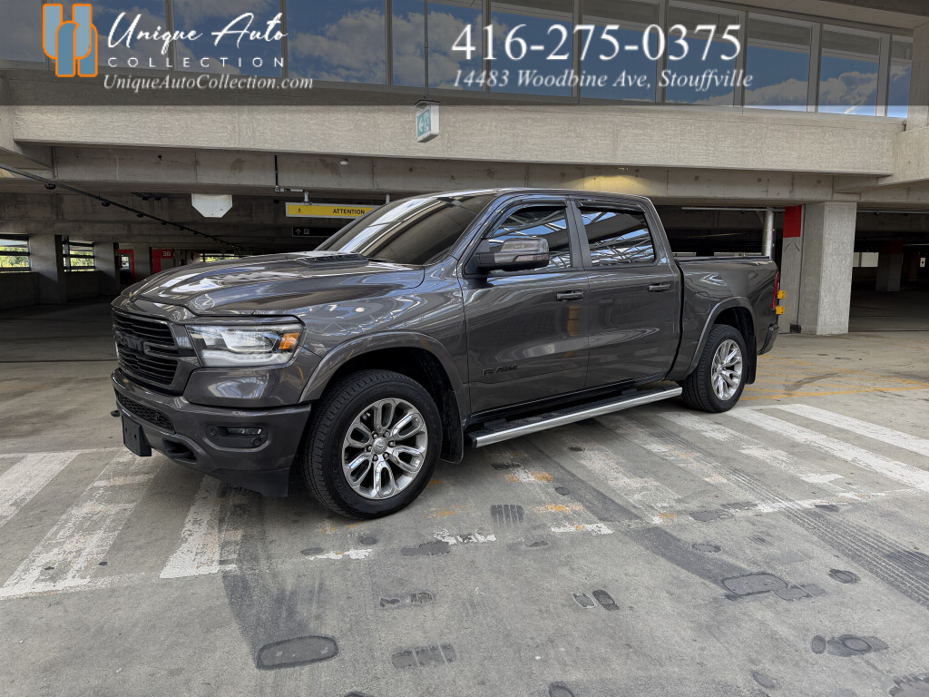 Gray 2019 RAM 1500 Pickup Truck Four-Wheel Drive Automatic