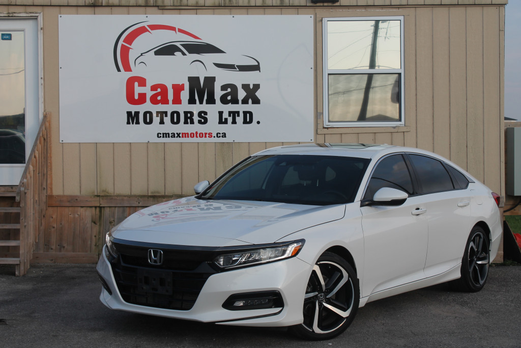 White 2018 Honda Accord Sedan Front-Wheel Drive Automatic