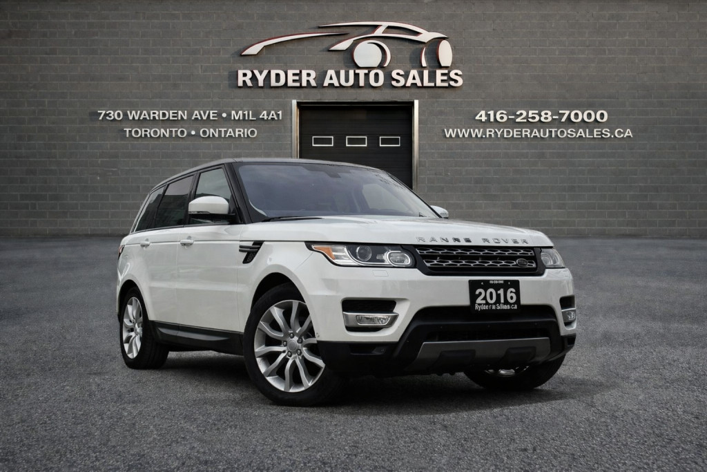 White 2016 Land Rover Range Rover Sport Td6 HSE 4WD SUV / Crossover All-Wheel Drive Automatic