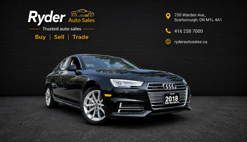 Gray 2018 Audi A4 Sedan Automatic