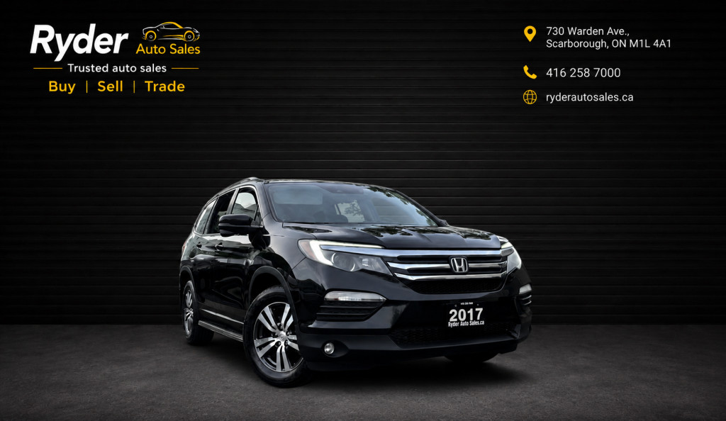 Black 2017 Honda Pilot SUV / Crossover All-Wheel Drive Automatic