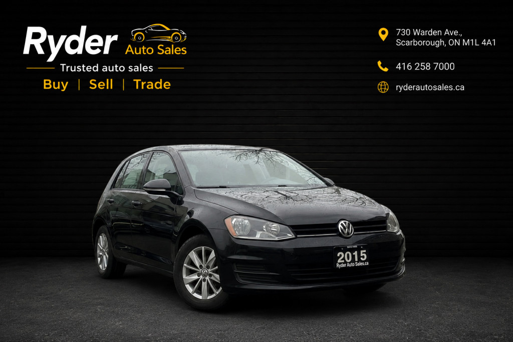 Black 2015 Volkswagen Golf Hatchback Automatic