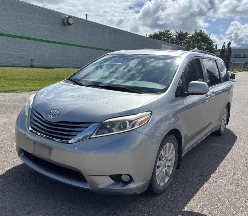 Silver 2015 Toyota Sienna Minivan All-Wheel Drive Automatic